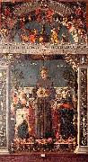 Andrea Mantegna Bernardino of Siena between Two Angels Spain oil painting artist
